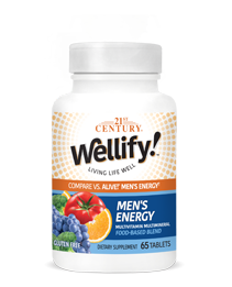 Wellify Mens Energy by 21st Century HealthCare, Inc., view from the front.