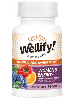 Wellify Womens Energy by 21st Century HealthCare, Inc., view from the front.