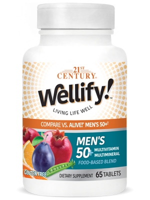Wellify Mens 50+ by 21st Century HealthCare, Inc., view from the front.
