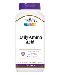Daily Amino Acid by 21st Century HealthCare, Inc., view from the front.