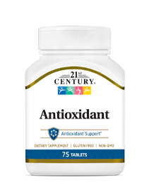 Antioxidant by 21st Century HealthCare, Inc., view from the front.