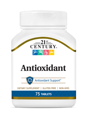 Antioxidant by 21st Century HealthCare, Inc., view from the front.