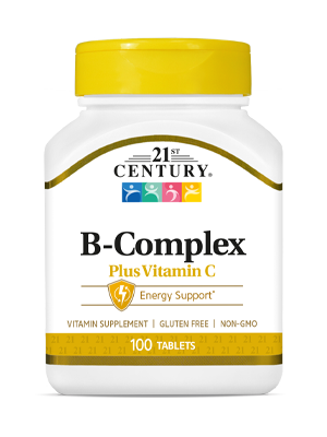 B Complex Plus C - 100 Tablets