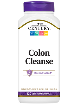 Colon Cleanse by 21st Century HealthCare, Inc., view from the front.