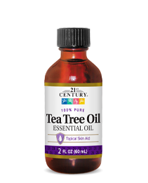 Tea Tree Oil by 21st Century HealthCare, Inc., view from the front.