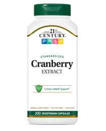 Cranberry Extract by 21st Century HealthCare, Inc., view from the front.