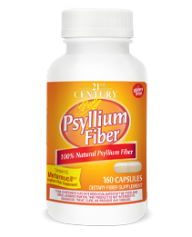 Psyllium Fiber by 21st Century HealthCare, Inc., view from the front.