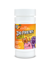 Zoo Friends® with Extra C  by 21st Century HealthCare, Inc., view from the front.