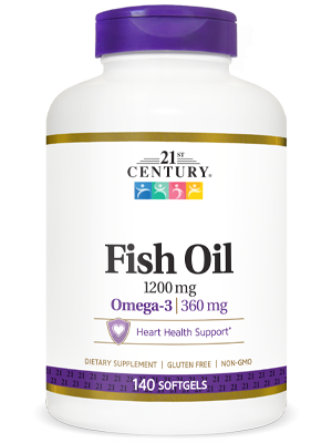 Fish Oil 1200 mg - 140 Softgels | 21st 