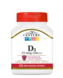 Vitamin D3 25 mcg