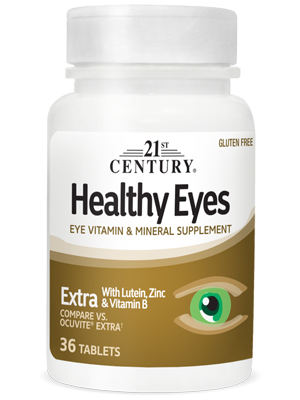Healthy Eyes Extra by 21st Century HealthCare, Inc., view from the front.