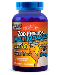 Zoo Friends® Multi Gummies Plus Extra C 