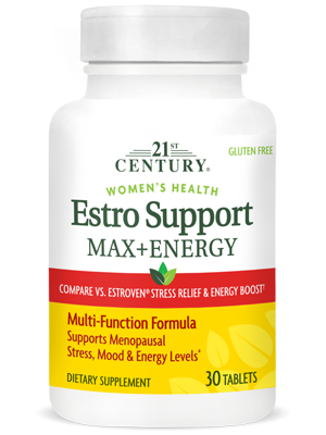 Estro Support Max + Energy by 21st Century HealthCare, Inc., view from the front.
