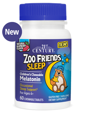 Zoo Friends® Sleep by 21st Century HealthCare, Inc., view from the front.