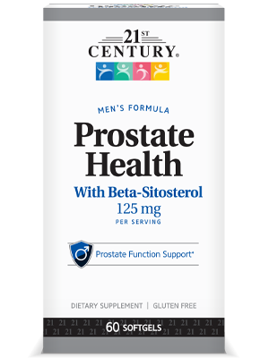 Prostate Health by 21st Century HealthCare, Inc., view from the front.